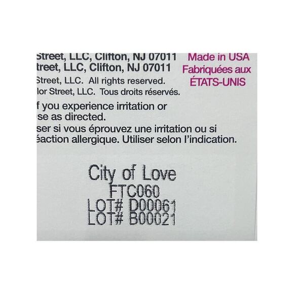 Color Street City Of Love 100% Real Nail Polish Strips 16 Count Peel & Apply New - Picture 6 of 6